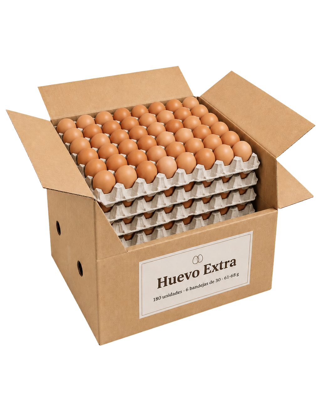 Huevo Extra — Caja de 180 unidades