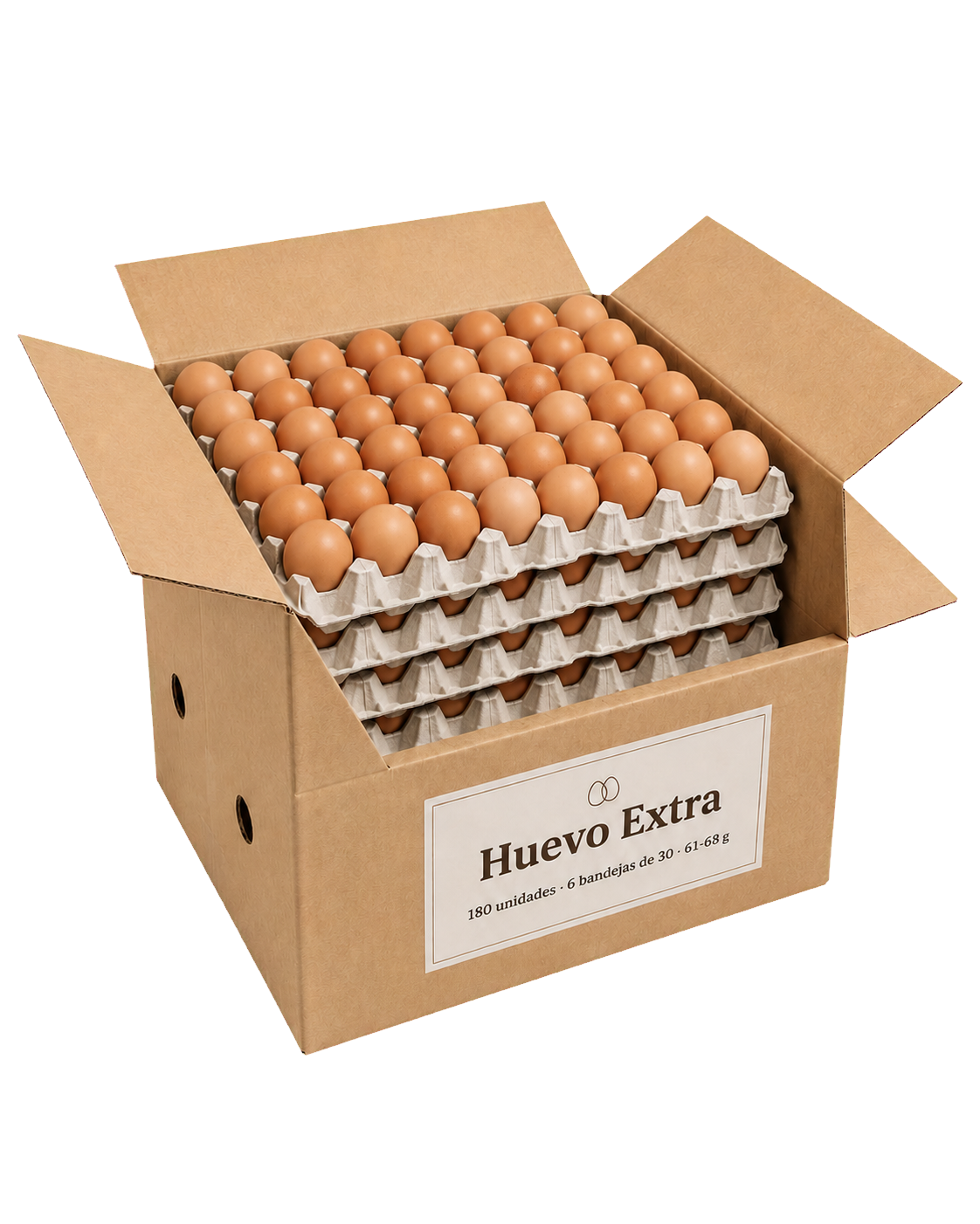 Huevo Extra — Caja de 180 unidades