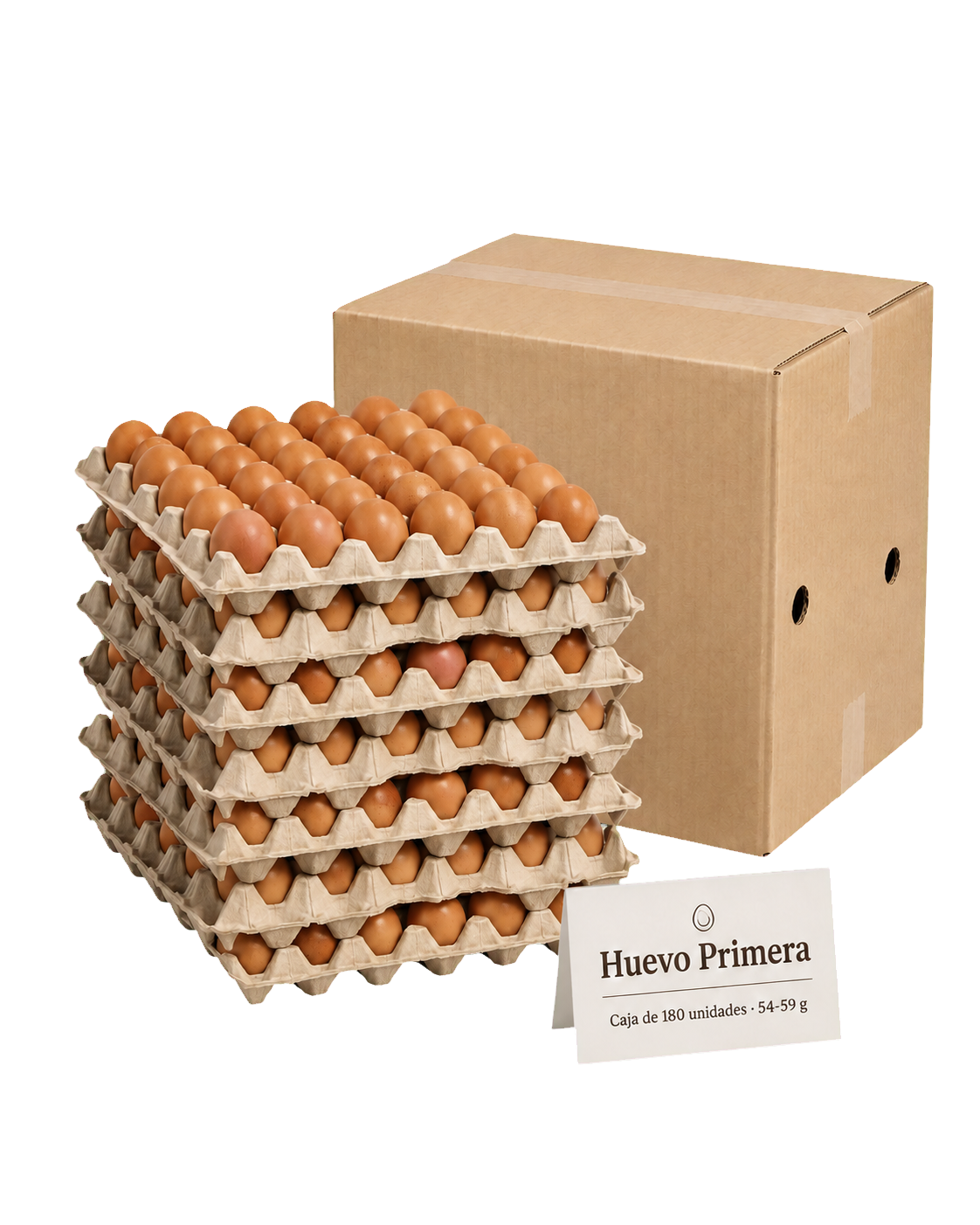 Huevos Primera — Caja de 180 unidades